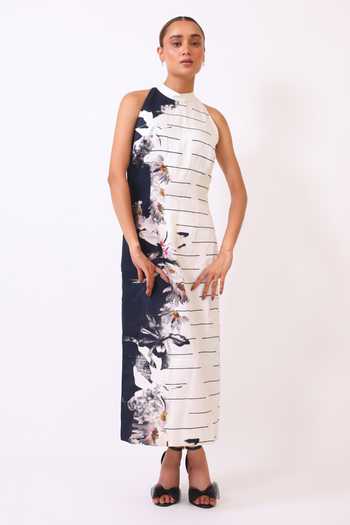 BAANI KHURANA Floral Print Dress 