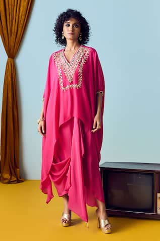 Prahnaaya Maia Pink Anti-Fit Tunic Set 