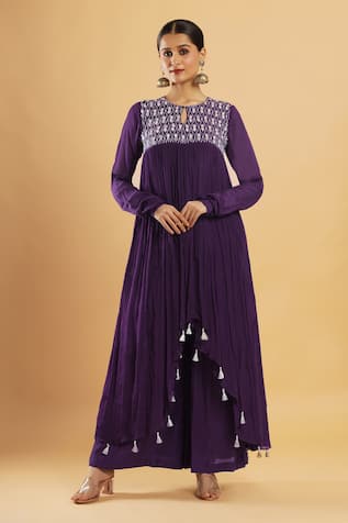 Bha Sha Royal Purple Tunic Set 