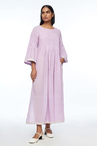 Reversa Pleated Dress 
