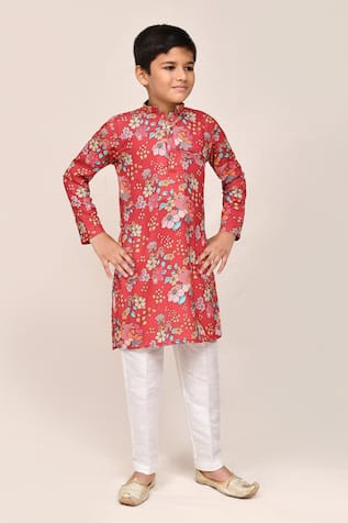 Petite Pomme Printed Kurta & Pant Set 