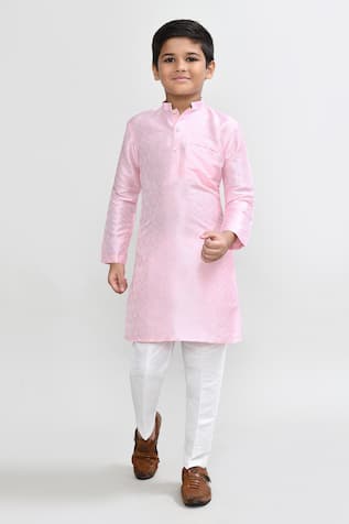 Geometric Print Kurta & Pant Set 