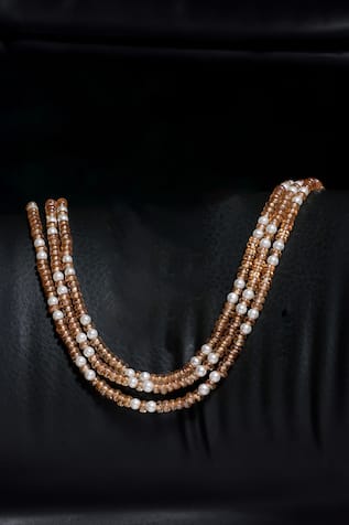 Dugran By Dugristyle Dil-e-Gulabi Layered Necklace 