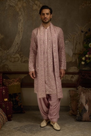 Woven Kesar Gul Kurta Set 