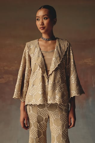 Twenty Nine Golden Scallop Blazer 