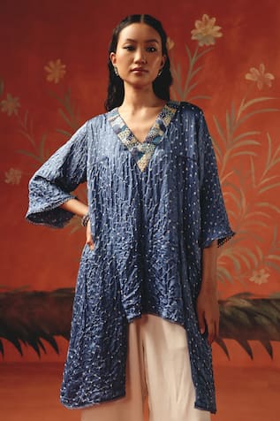 Twenty Nine Twilight Gajji Silk Designer Kurta 