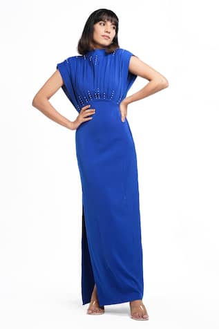 Ahi Clothing X AZA Chloe Pleated Yoke Dress 