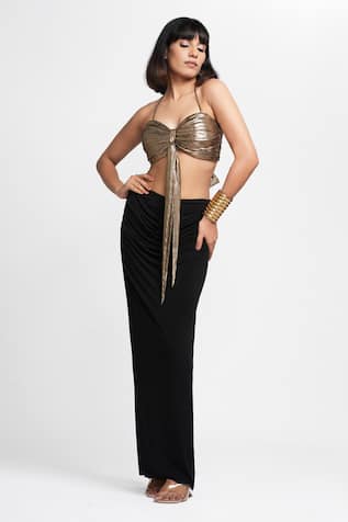 Ahi Clothing X AZA Cocktail Bustier & Skirt Set 