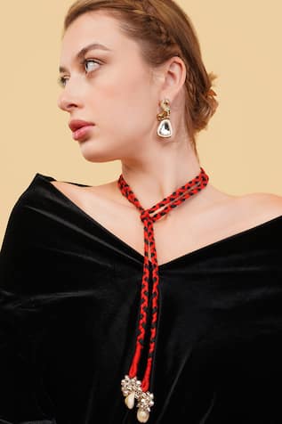 Dugran By Dugristyle Laal Nazaara Necklace 