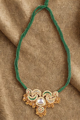 Dugran By Dugristyle Sabz Nazara Necklace 