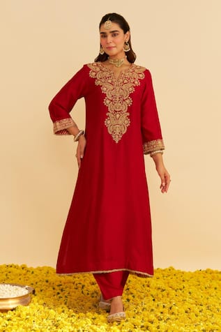 Sheetal Batra Hiba Kaftan Set 