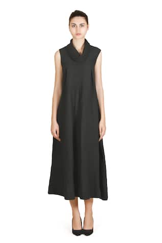 Samant Chauhan Ink Frame Dress 