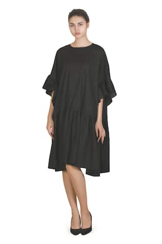 Samant Chauhan Black Syntax Dress 