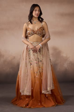 Falsa Embroidered Lehenga Set 