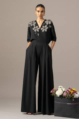 Namrata Joshipura Moonflower Box Pleat Jumpsuit 