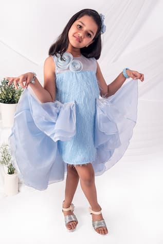 Toplove Blue Frost Cascade Trail Dress 