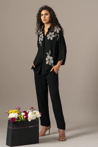 Namrata Joshipura Moonflower Front Open Coord Set 