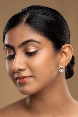 Sica Jewellery 925 Silver Camellia Earrings 