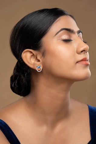 Sica Jewellery 925 Silver Thistle Earrings 