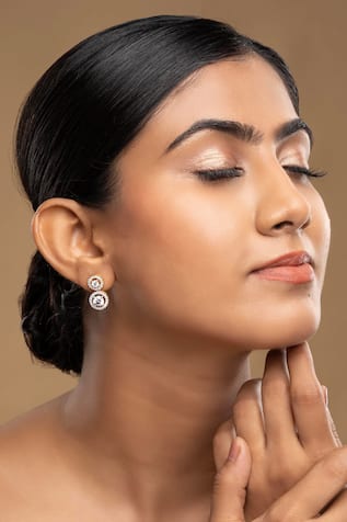 Sica Jewellery 925 Silver Plum Earrings 