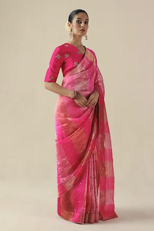 Begum Amber Saree With Blouse 