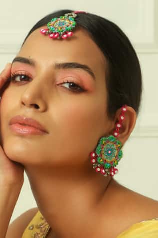 Pushpa Embellished Earrings 