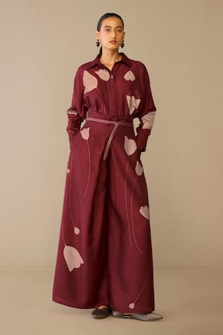 Ampm Odele Shirt Palazzo Set 