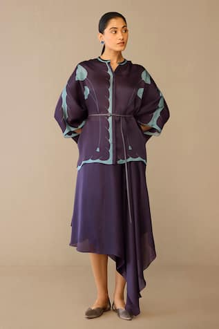 Ampm Refa Draped Skirt Set 