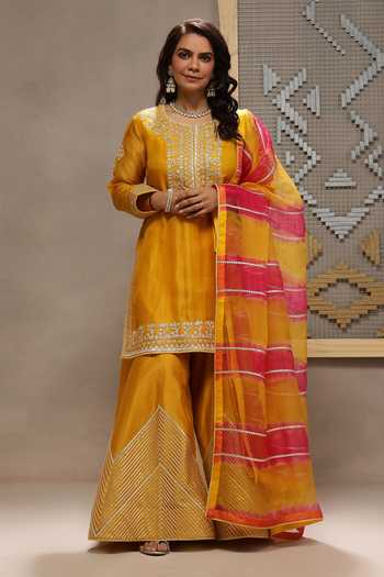 Kyra By Bhavna Zig Zag Gota Sharara Set 