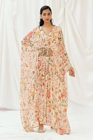 Redpine Designs Floral Print Kaftan 