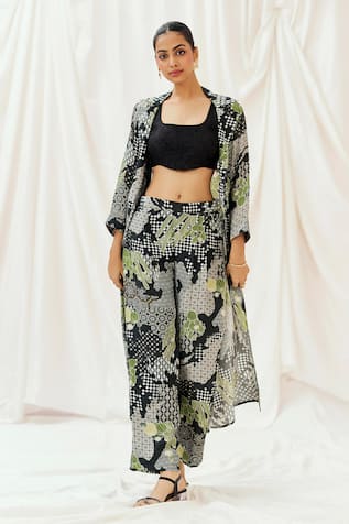 Redpine Designs Printed Jacket Pant Set 