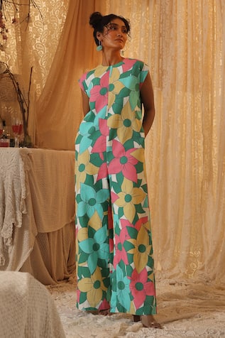 Kritika Murarka Big Floral Pattern Jumpsuit 