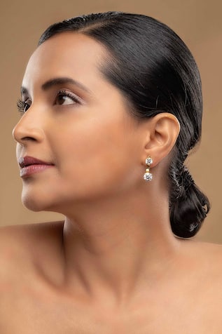 Sica Jewellery 925 Silver Detachable Solitaire Earrings 