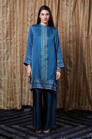 Krishna Mehta Placket Printed Tunic 