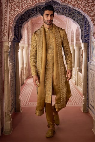Seema Gujral Embroidered Sherwani Set 