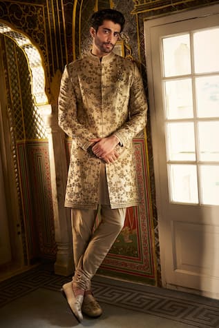 Seema Gujral Zardozi Work Sherwani Set 