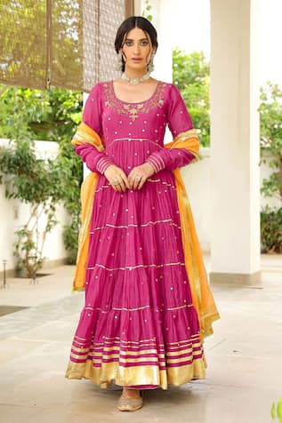 Sanam Zardozi Embroidered Anarkali Set 