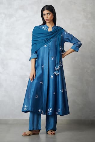 Nachiket Barve Dottie Kalidar Kurta Set 