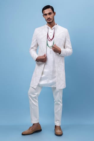 PAARSH Ivor Embroidered Achkan With Pant 