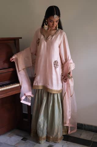 Shorshe Clothing Anisha Kurta With Sharara 
