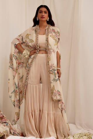 Surkh Syahi Madhaniya Cape Set 