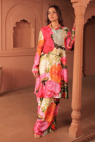 Surkh Syahi Bageecha Albeli Tunic Set 