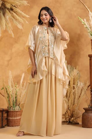 B'Infinite Golden Glow Luxe Embellished Gown 