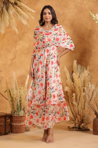 B'Infinite Wallflower Aura Flow Gown 