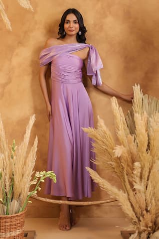 B'Infinite Lilac Grace Bow Dress 