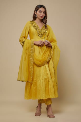 Asaga Tashira Embroidered Anarkali Set 