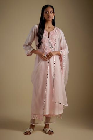 Asaga Trendyra Embroidered Bodice Kurta Set 