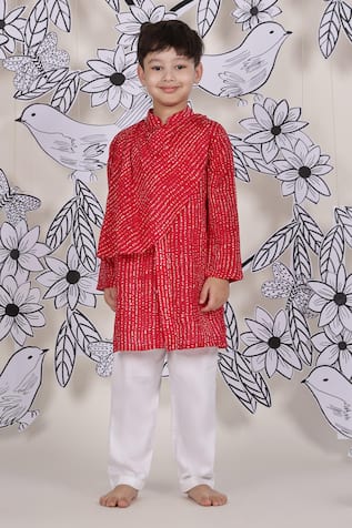 LA Dee DA Cowl Cool Printed Kurta Set 