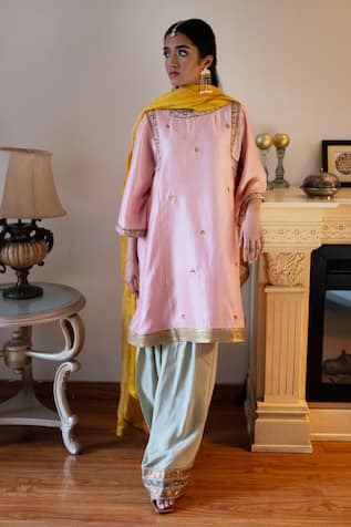 Shorshe Clothing Sufi Choga Kurta & Salwar Set 