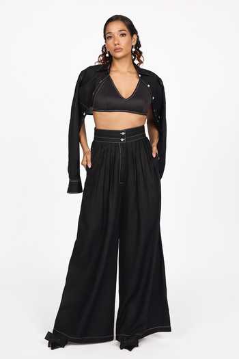Dev And Viv Cropped Shirt Jacket 